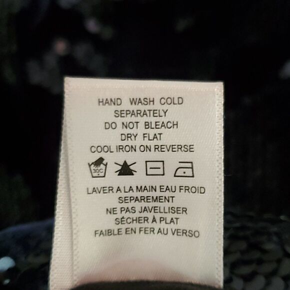 RO + DE Navy Sequined Tank - Picture 9 of 11